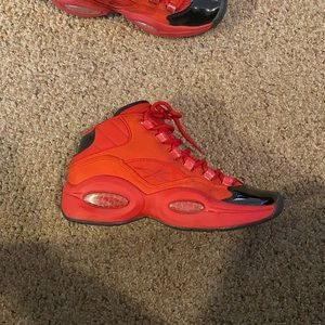 Boys questions Reebok